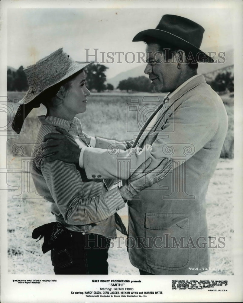 1969 Press Photo Glenn Ford in Smith! - Historic Images