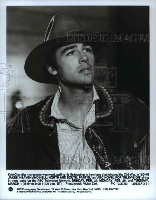 1993, Kyle Chandler in Heaven Hell: North South Part III - cvp34793 - Historic Images