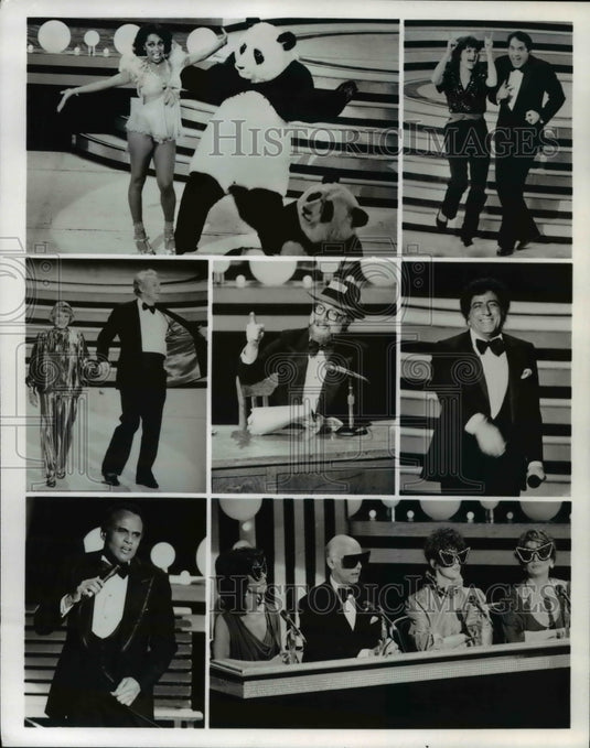 Undated Press Photo Scenes from a Variety Show- Historic Images