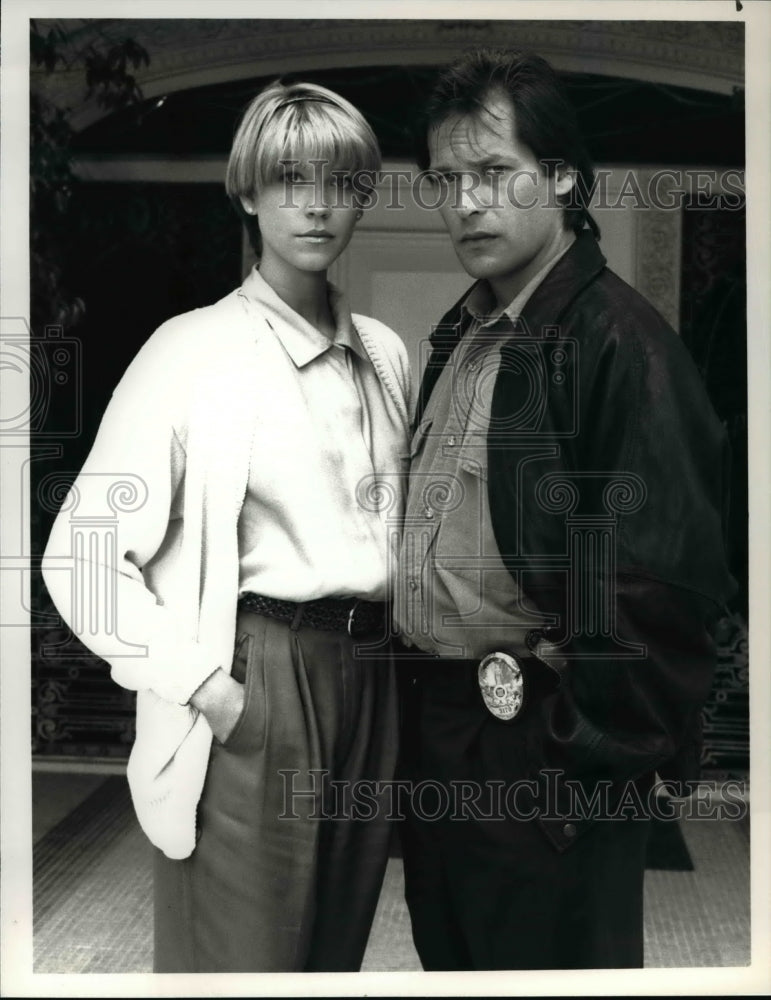 1990, Loryn Locklin and James Remar in Night Visions - cvp34824 - Historic Images