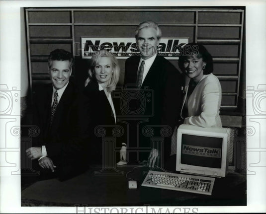 Press Photo Back to School with Newstalk Television - cvp35008- Historic Images