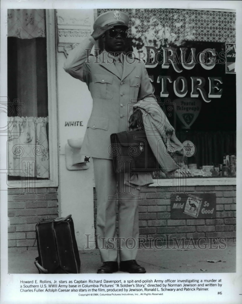 1984 Press Photo Howard E. Rollins Jr. in &quot;A Soldiers Story&quot; - cvp35220- Historic Images