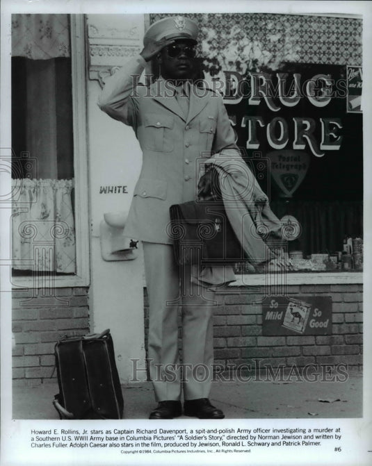 1984 Press Photo Howard E. Rollins Jr. in "A Soldiers Story" - cvp35220- Historic Images