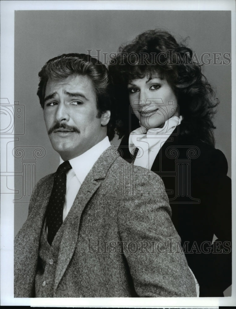 1982 Press Photo Lee Horsley and Pamela Hensley star in Matt Houston - cvp35372- Historic Images