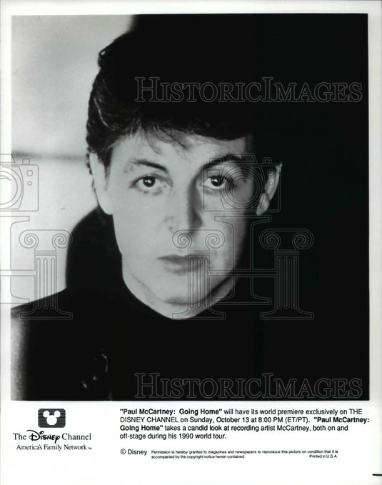 1995, Paul McCartney profiled on Going Home Walt Disney Special - Historic Images