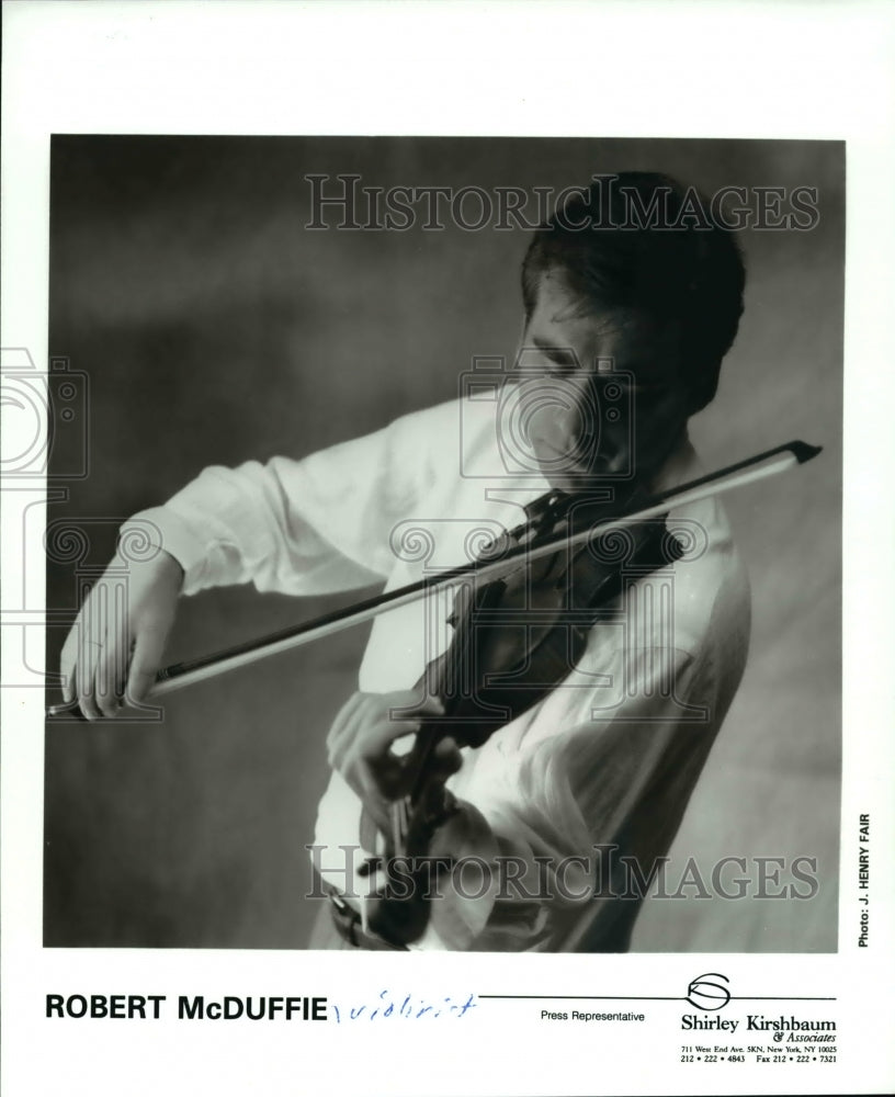 1995, Violinist Robert McDuffie - cvp35516 - Historic Images