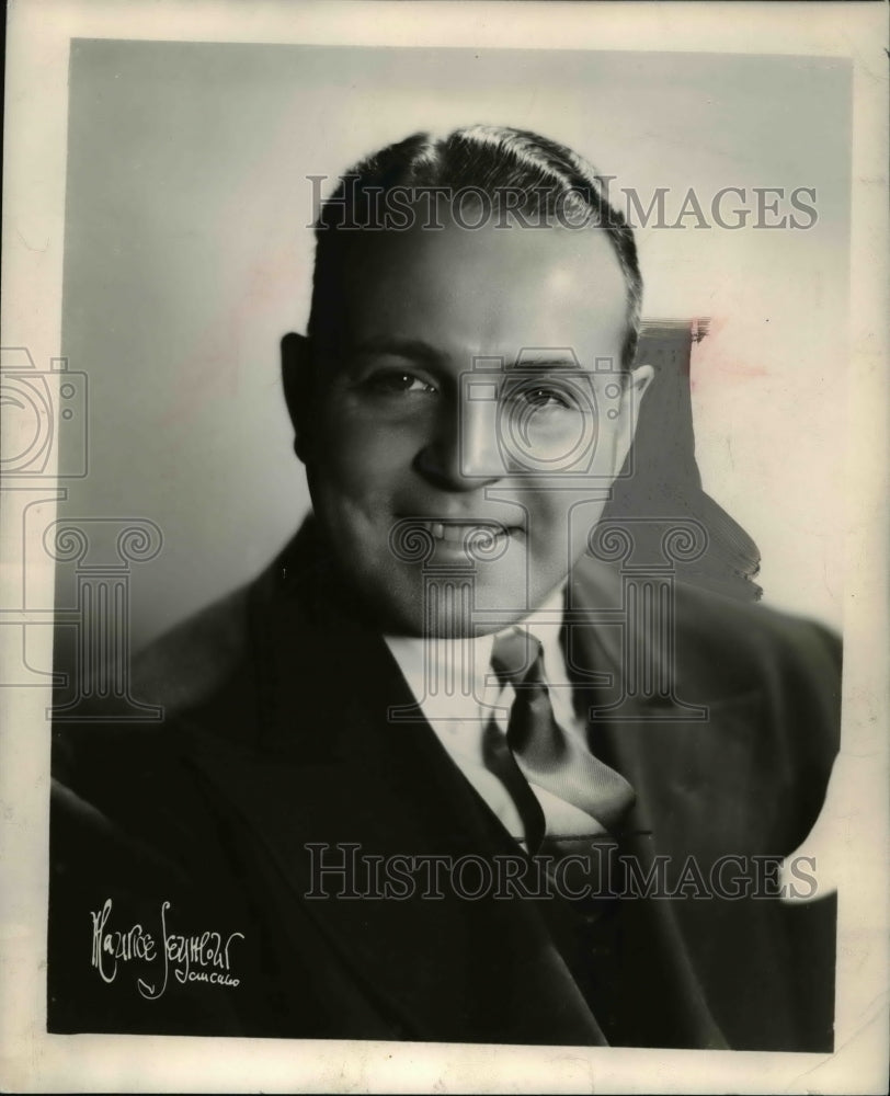 1948 Press Photo John McCormick, Manager of Station WTAM - Historic Images