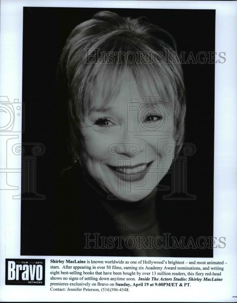 1998, Shirley MacLaine in Inside the Actors Studio: Shirley MacLaine - Historic Images