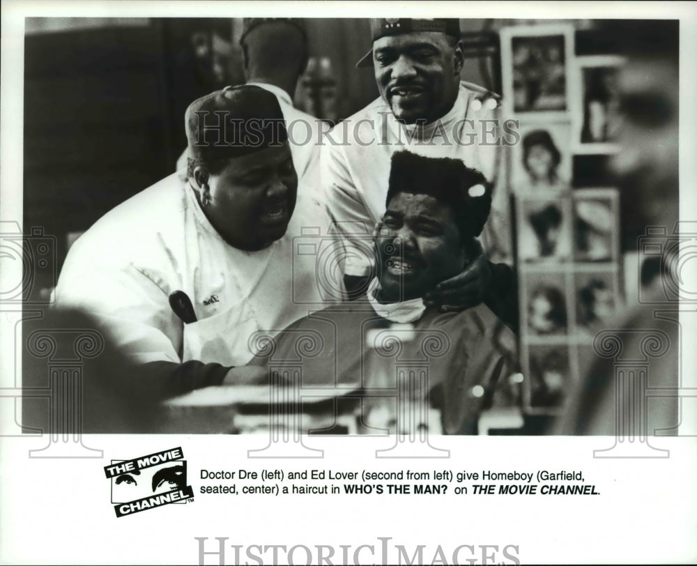 1994 Press Photo Doctor Dre &amp; Ed Lover in Who&#39;s The Man? - cvp35698 - Historic Images