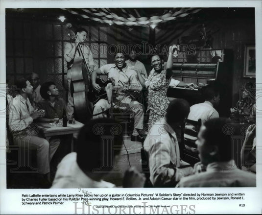 1984 Press Photo Patti LaBelle & Larry Riley in A Soldier's Story - Historic Images