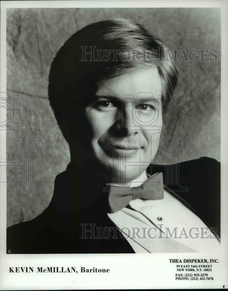 1983 Baritone Singer Kevin McMillan  - Historic Images