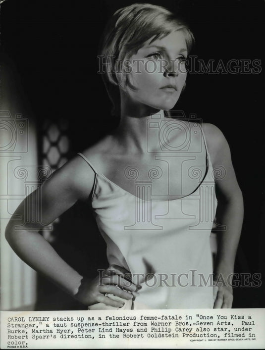 1970 Press Photo Lynley Carol in Once You Kiss a Stranger - Historic Images