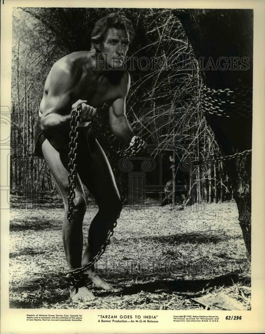 1964 Press Photo Jack Mahoney In Tarzen - cvp35944 - Historic Images