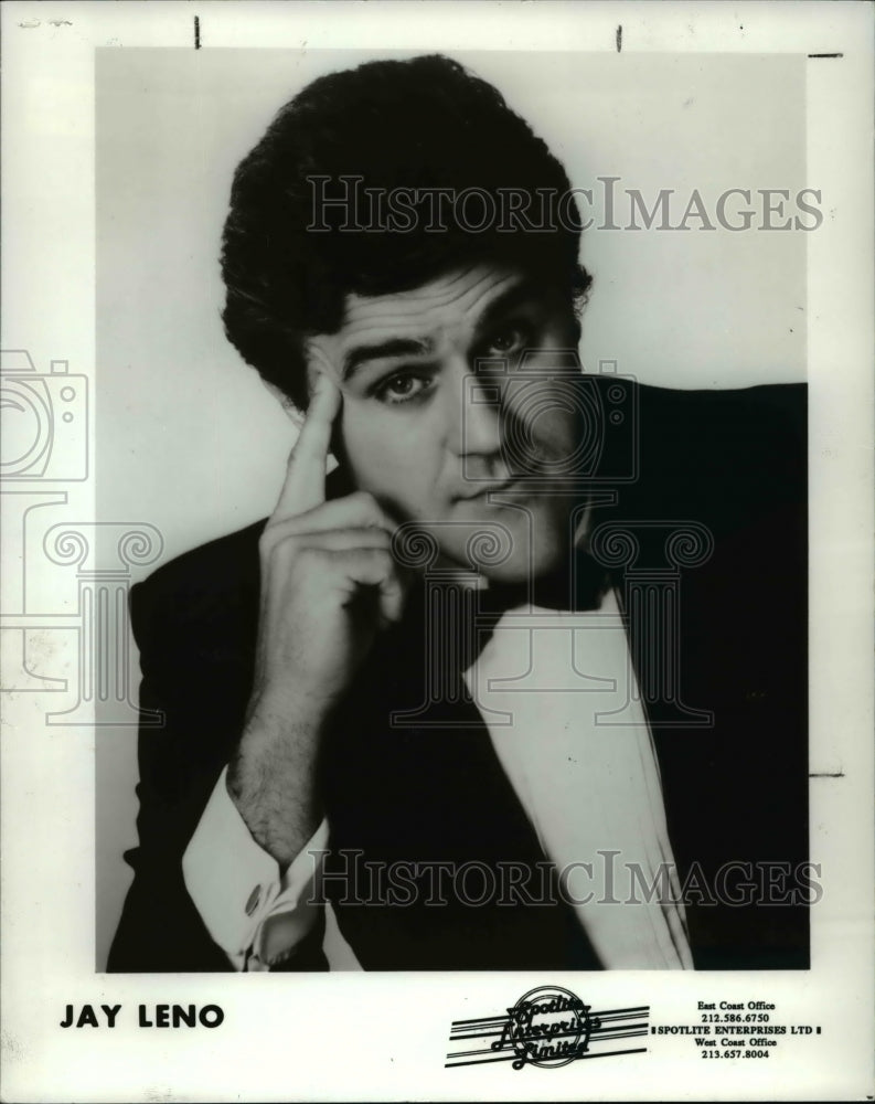 1989 Press Photo Jay Leno - cvp35992- Historic Images