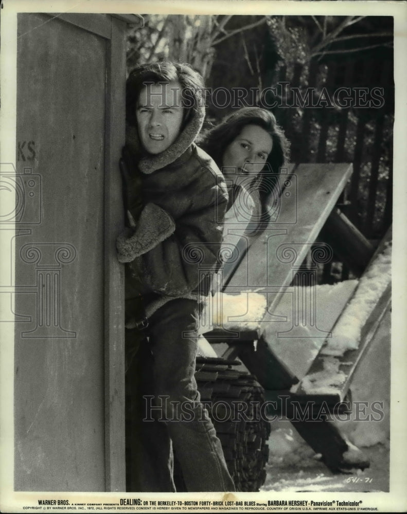 1972 Actors Robert Lyons and Barbara Hershey in Warner Brothers - Historic Images