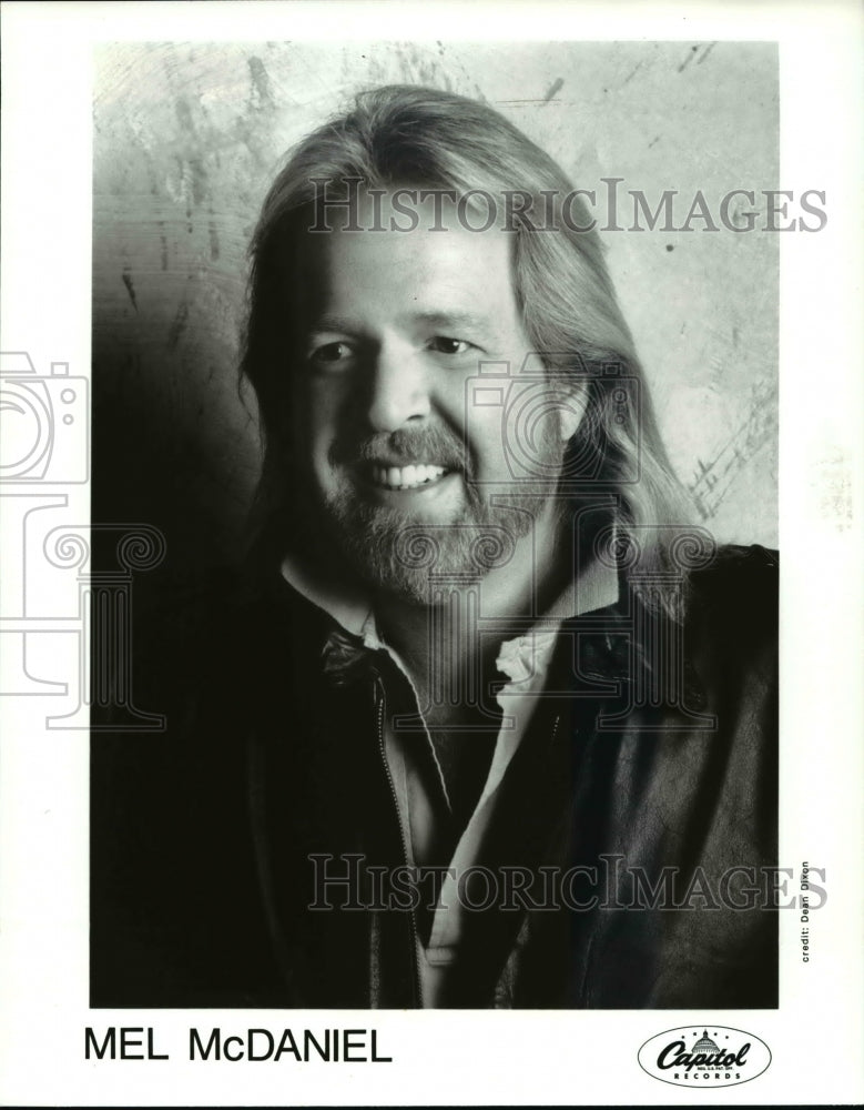 1988 Press Photo Mel McDaniel American Country Music Singer Songwriter Musician - Historic Images