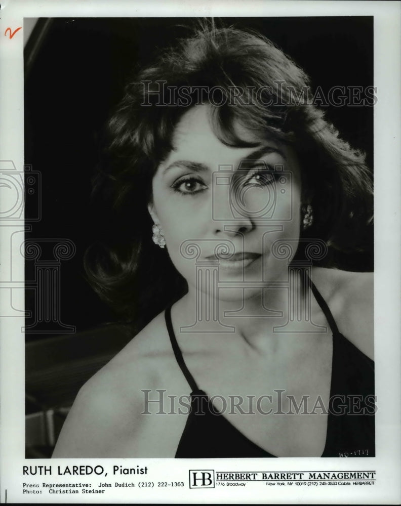 1989 Press Photo Ruth Laredo Pianist - Historic Images