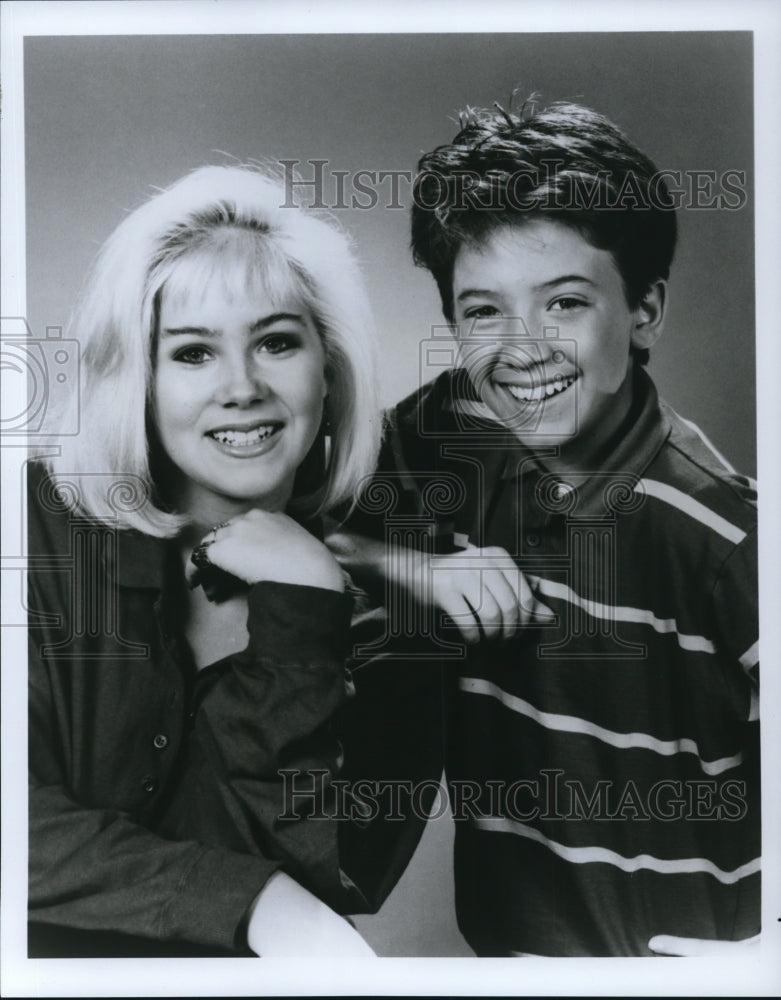 Undated Press Photo Christina Applegate and David Faustino in Married with Children - Historic Images