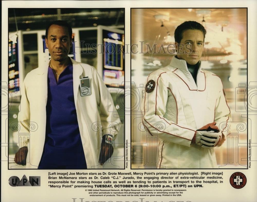 1996, Joe Morton and Brian McNamara star in Mercy Point - cvp36271 - Historic Images