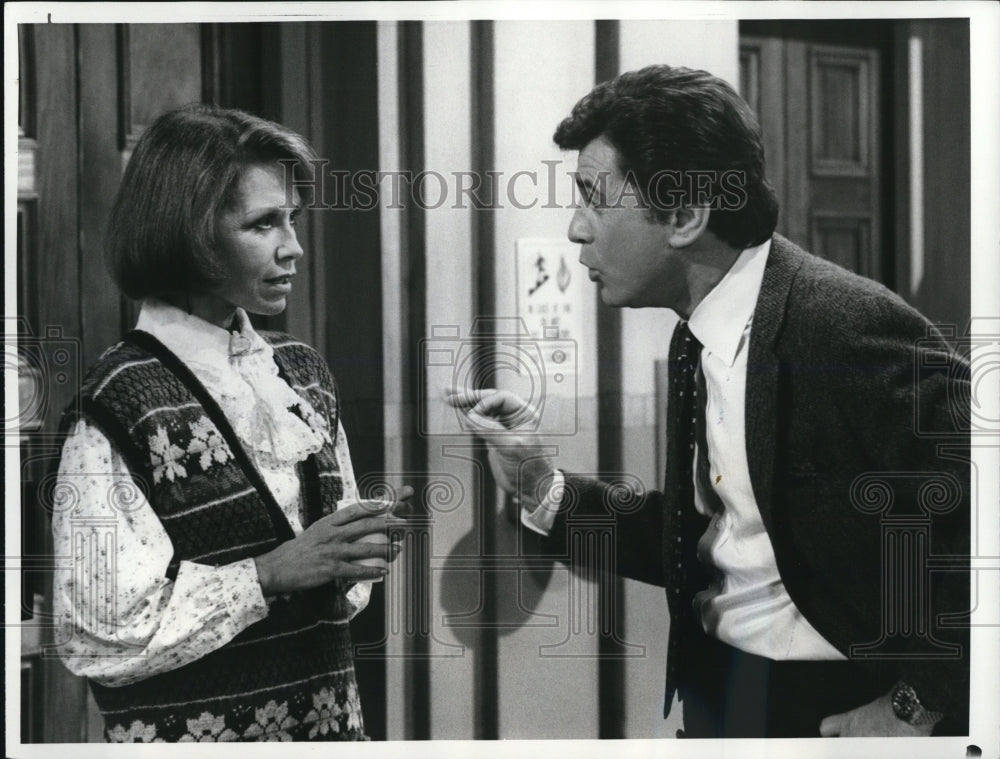 1986 Press Photo CBS presents Mary with James Farentino and Mary Tyler Moore - Historic Images