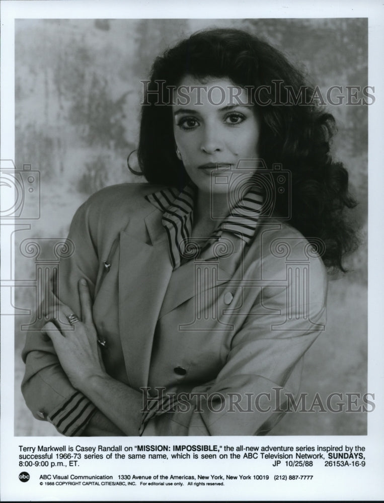1988 Terry Markwell stars as Casey Randall in Mission Impossible - Historic Images