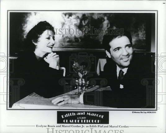 Undated Press Photo Edith ANd Marcel Evelyne Bouix Marcel Cerdan Jr - cvp36621- Historic Images