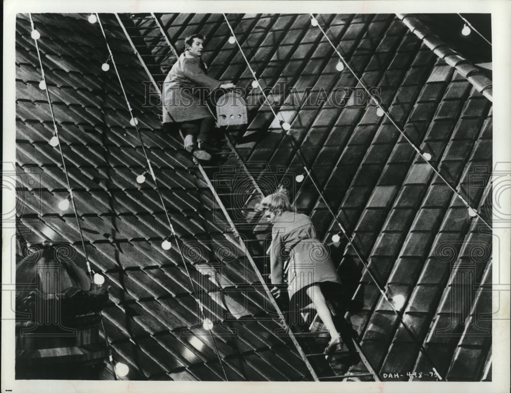 1969 Carol White and Paul Burke star in Daddy's Gone A - Historic Images