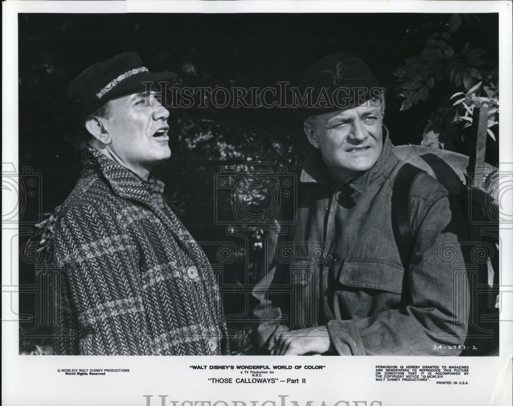 1969 Press Photo Frank de Kova and Brian Keith star in Those Calloways Part II-Historic Images