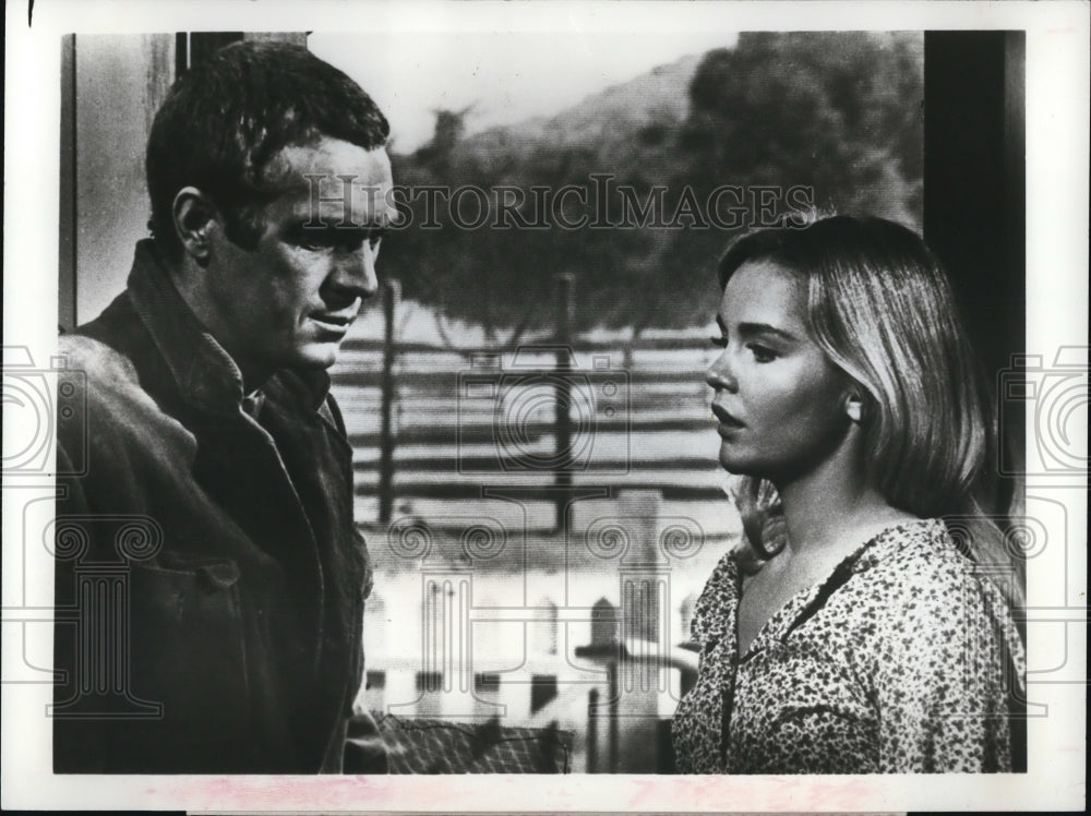 1973 Steve McQueen and Tuesday Weld star in The Cincinnati Kid - Historic Images