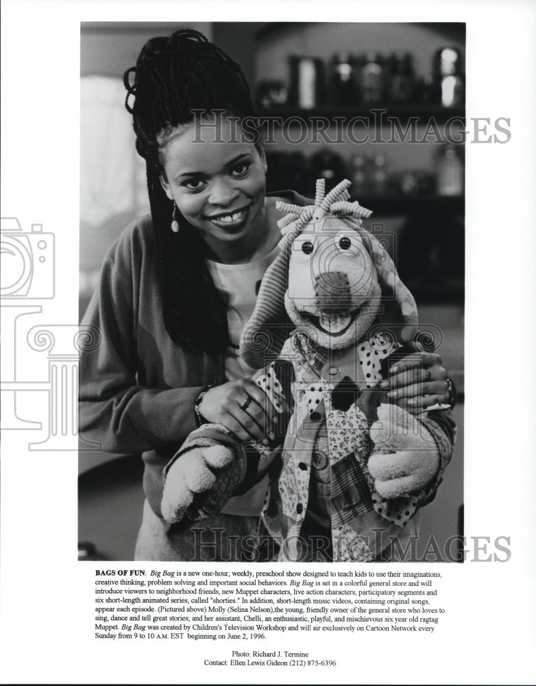 1996, Big Bag Preschool Show Selina Nelson - cvp36867 - Historic Images