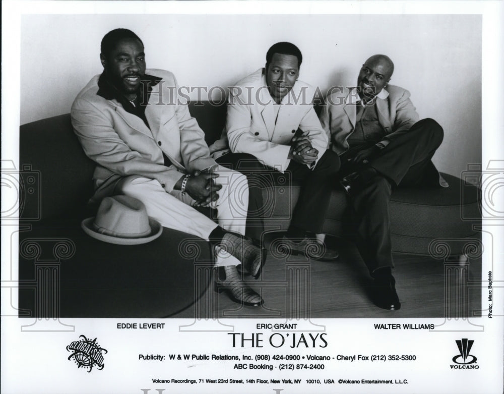 1998, Eddie Levert, Eric Grant, Walter Williams of The O&#39;Jays - Historic Images