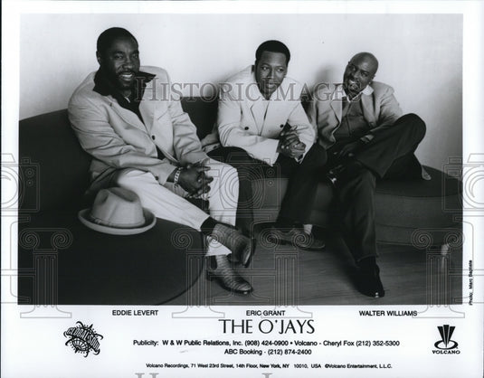1998, Eddie Levert, Eric Grant, Walter Williams of The O'Jays - Historic Images