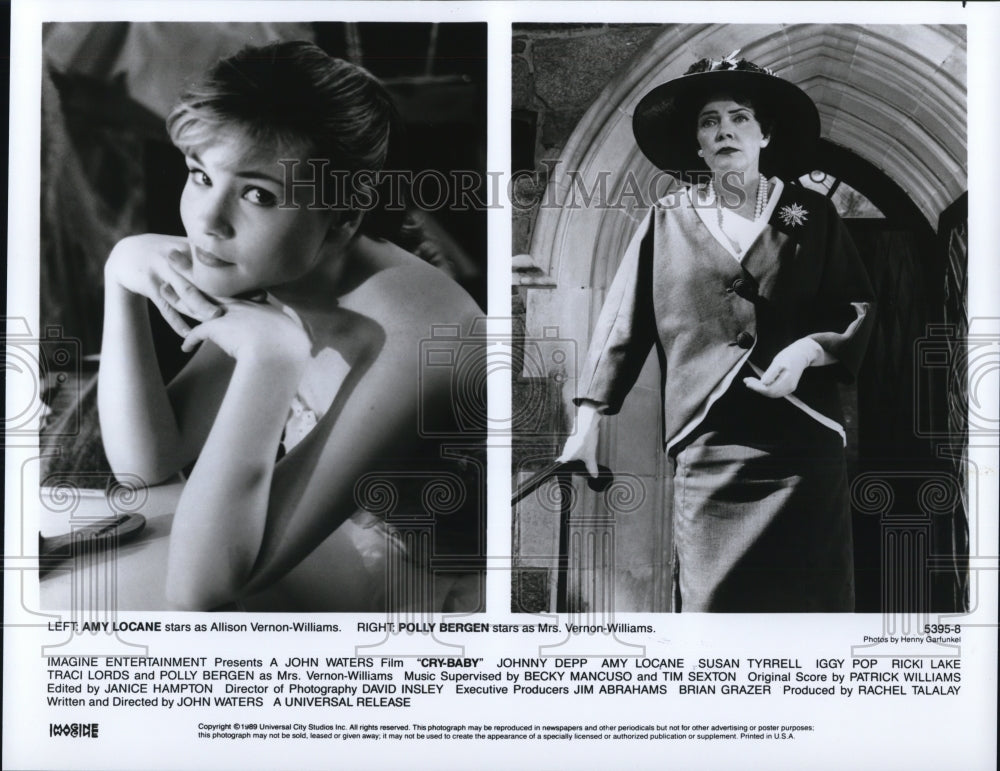 1991 Press Photo Amy Locane and Polly Bergen star in Cry-Baby - cvp37038 - Historic Images