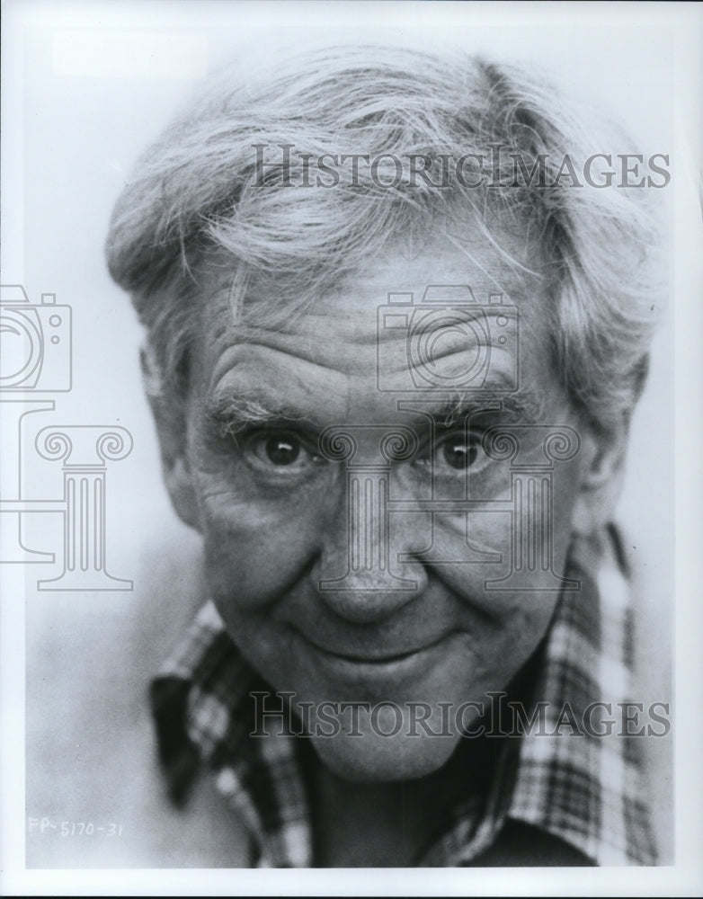 Undated Press Photo Burgess Meredith Answers - Historic Images