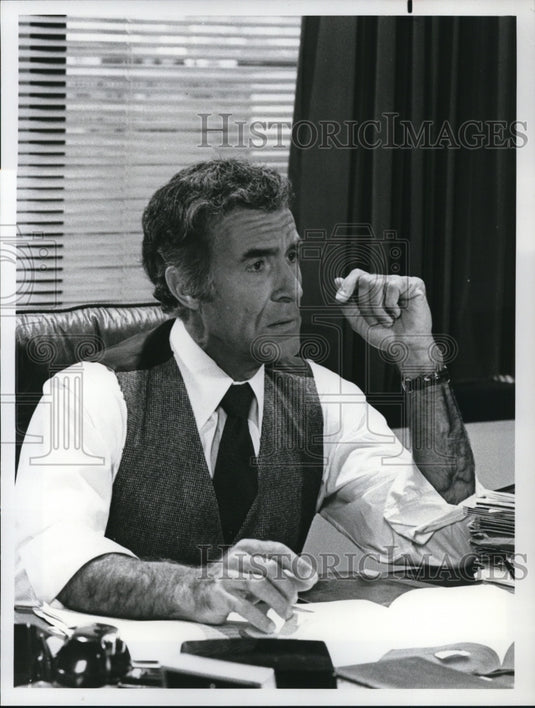 1976 Press Photo Ricardo Montalban as Charles Quintero in McNaughton's Daughter - Historic Images
