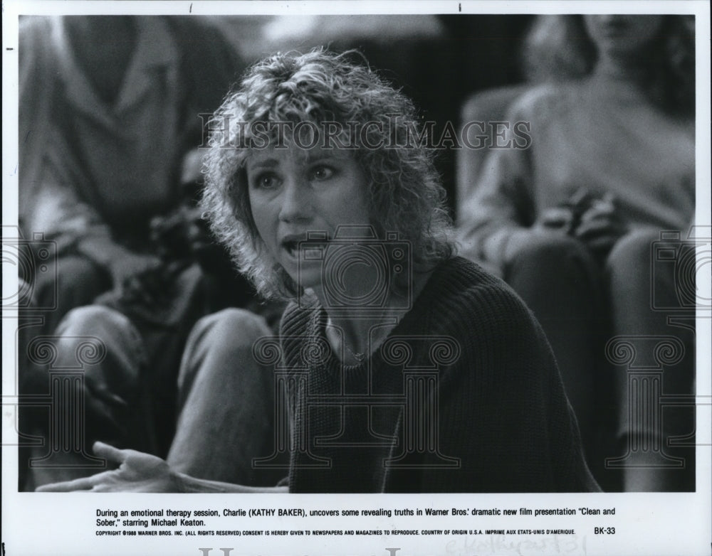 1991 Press Photo Kathy Baker stars as Charlie in Clean and Sober - cvp37214 - Historic Images