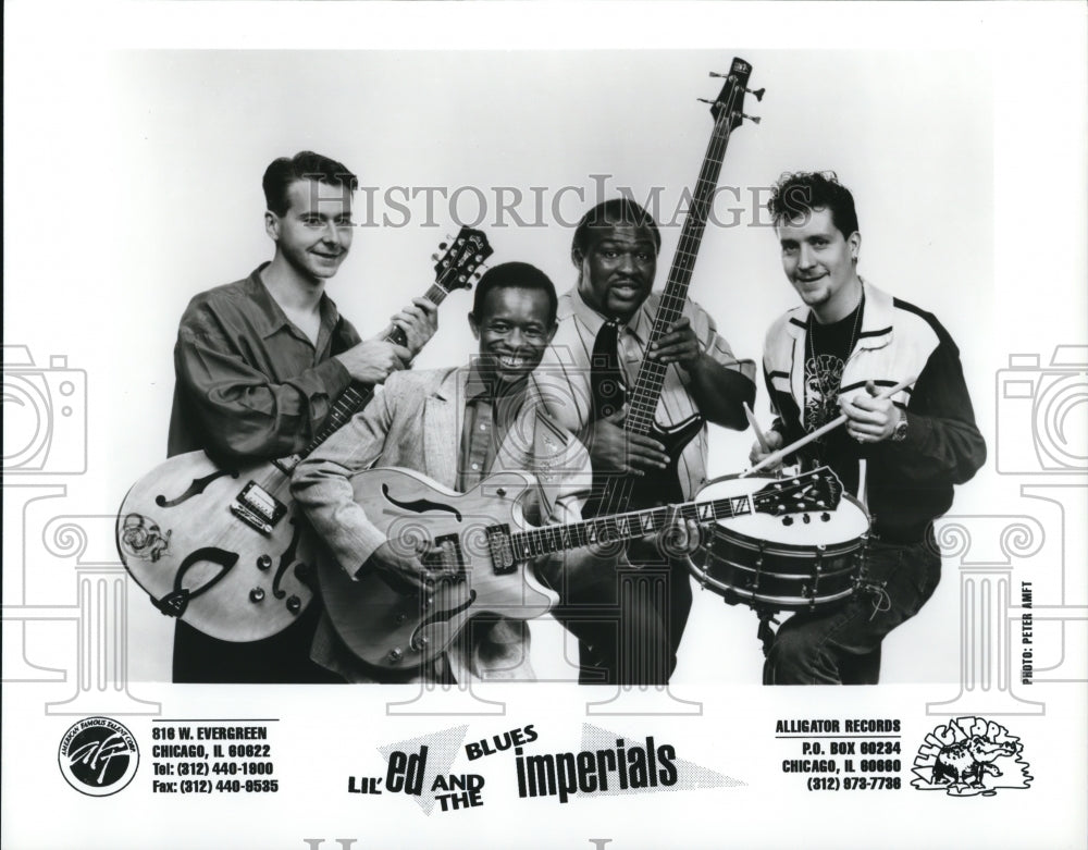 Undated Press Photo Lil ED ANd The Blues Imperials Music Group - Historic Images