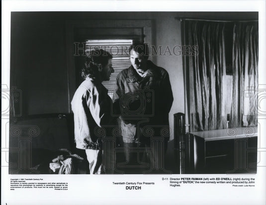 1992 Press Photo Peter Faiman & Ed O'Neill in Dutch - cvp37291 - Historic Images