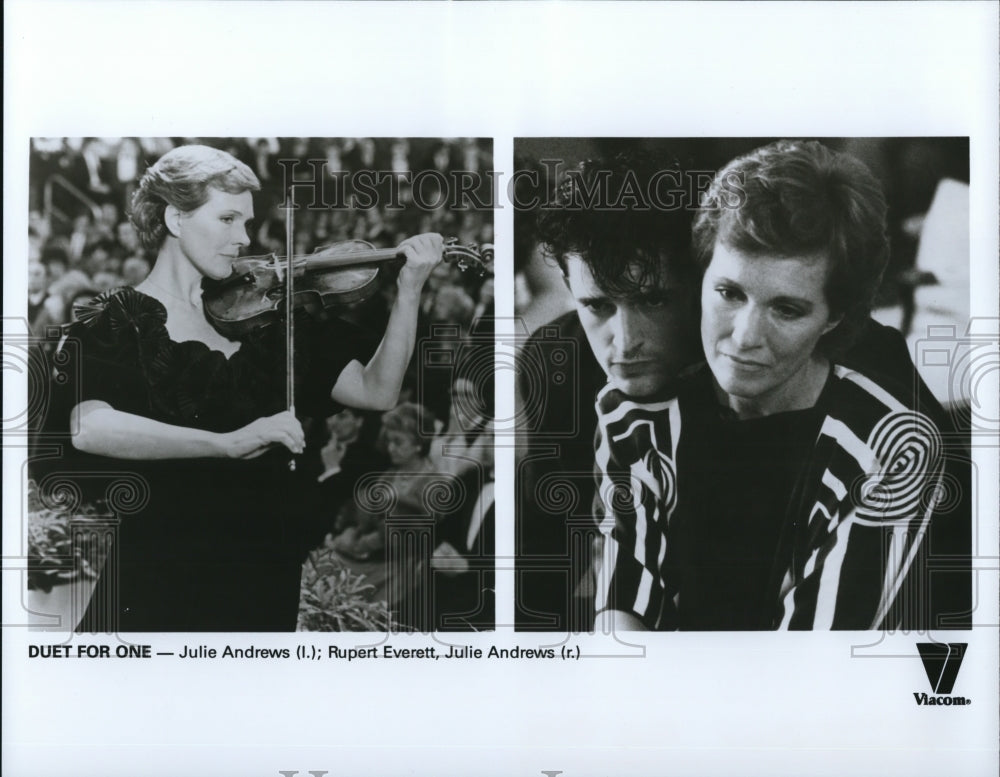 1988 Press Photo Julie Andrews Rupert Everett Duet For One - Historic Images