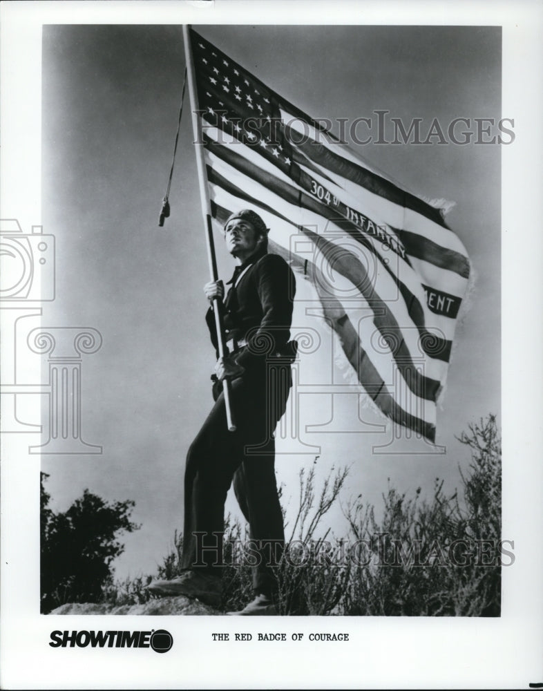 1987 Press Photo Audie Murphy stars in The Red Badge of Courage - Historic Images