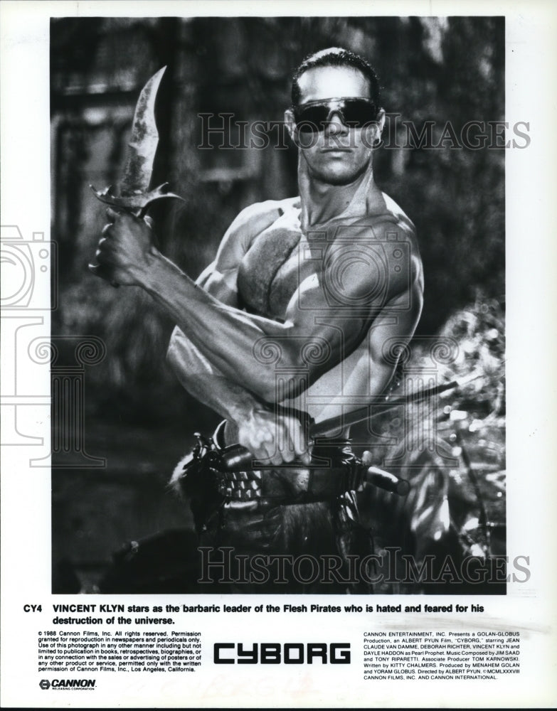 1989 Press Photo Cyborg Vincent Klyn - cvp37439- Historic Images