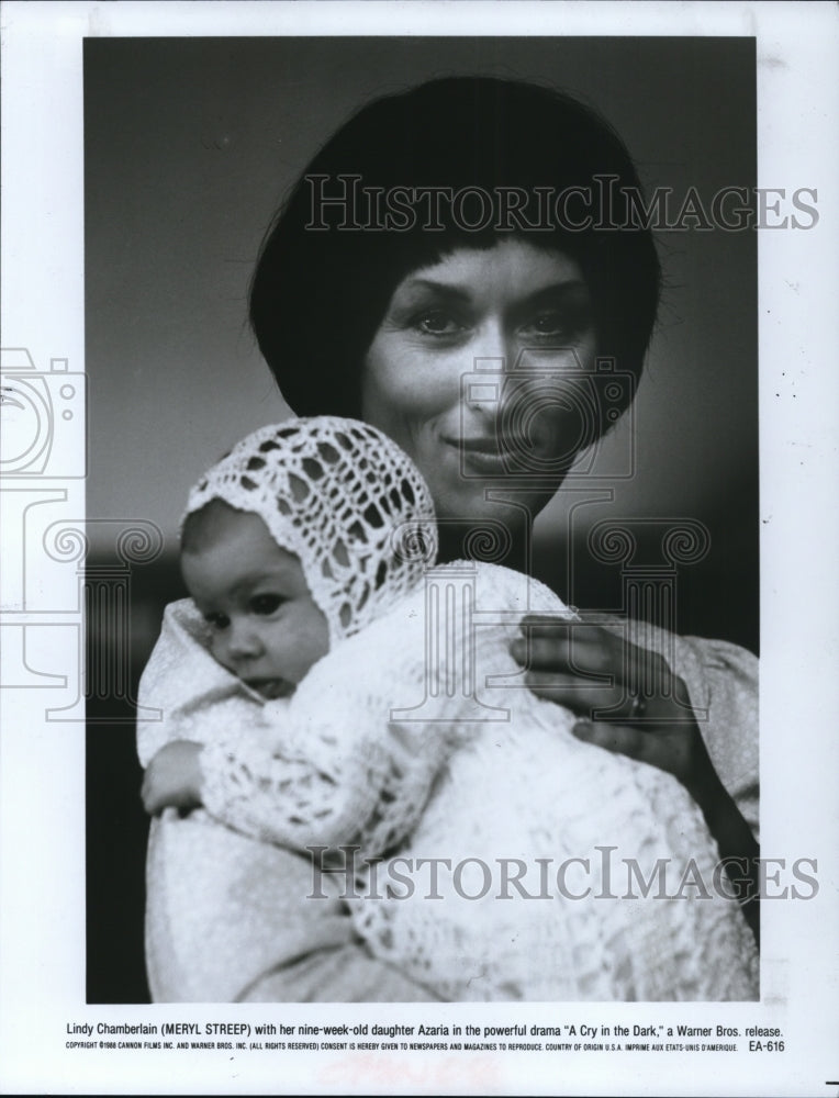 1988 Press Photo A Cry In The Dark Meryl Streep - cvp37441- Historic Images