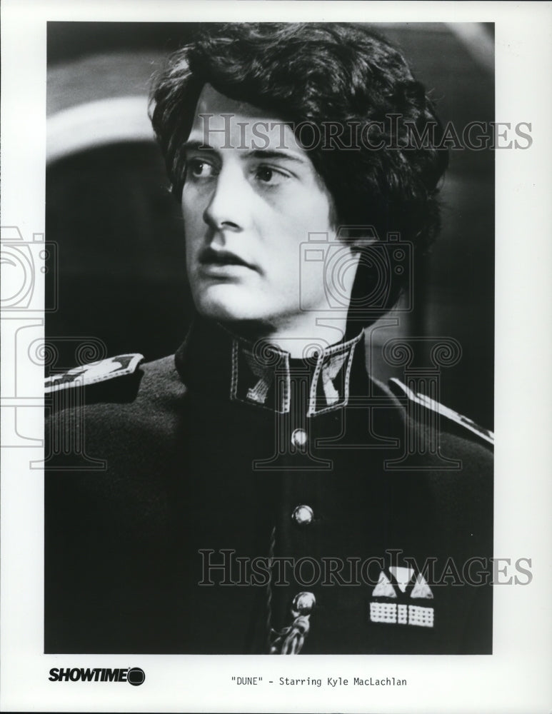 1985 Press Photo Kyle MacLachlan in Dune - Historic Images