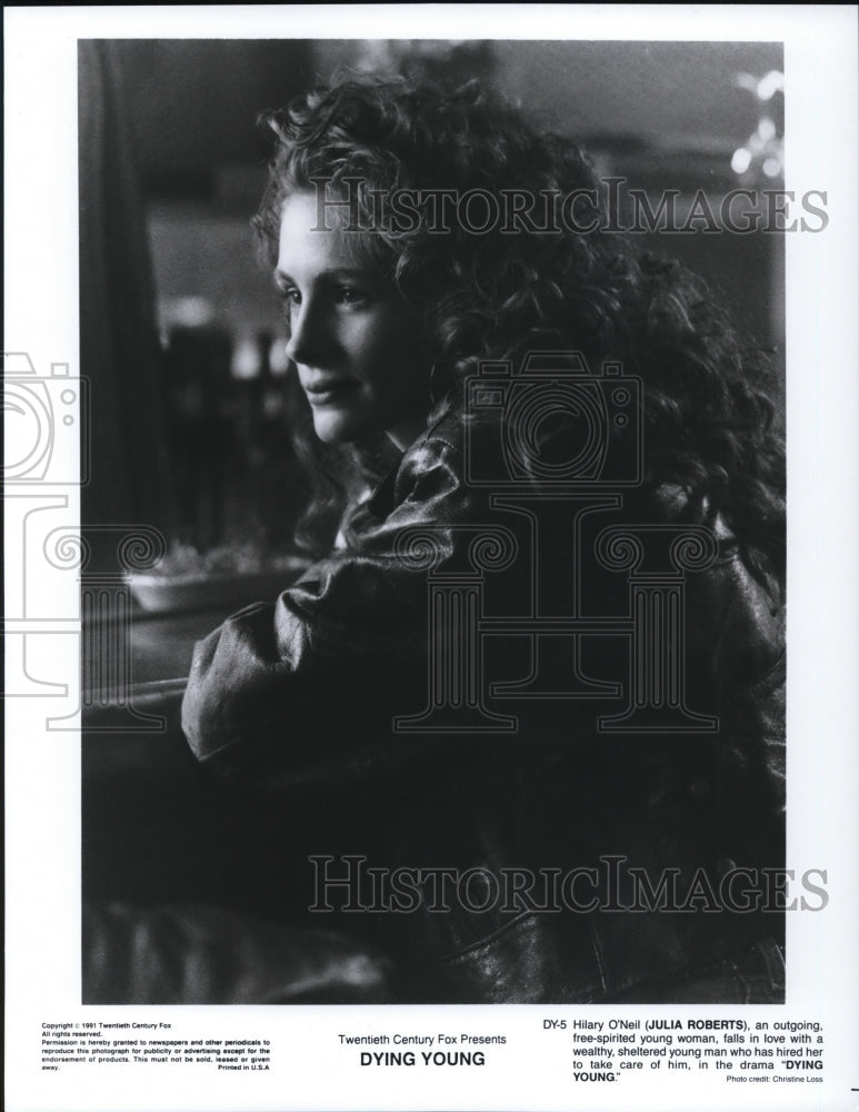 1992, Julie Roberts in Dying Young - cvp37492 - Historic Images