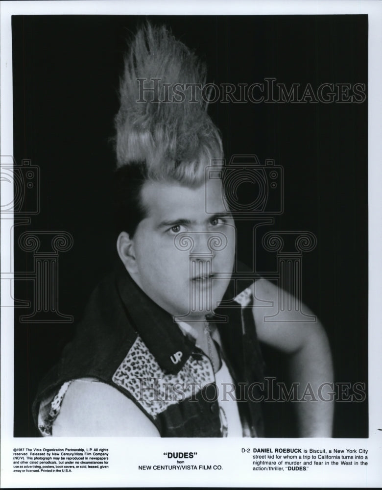 1987 Press Photo Daniel Roebuck as Biscuit in Dudes - cvp37493-Historic Images