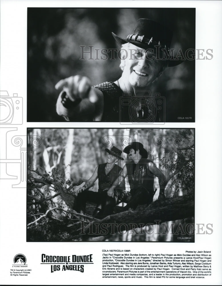 2001, Paul Hogan, Alec Wilson Crocodile Dundee Los Angeles - 901 - Historic Images