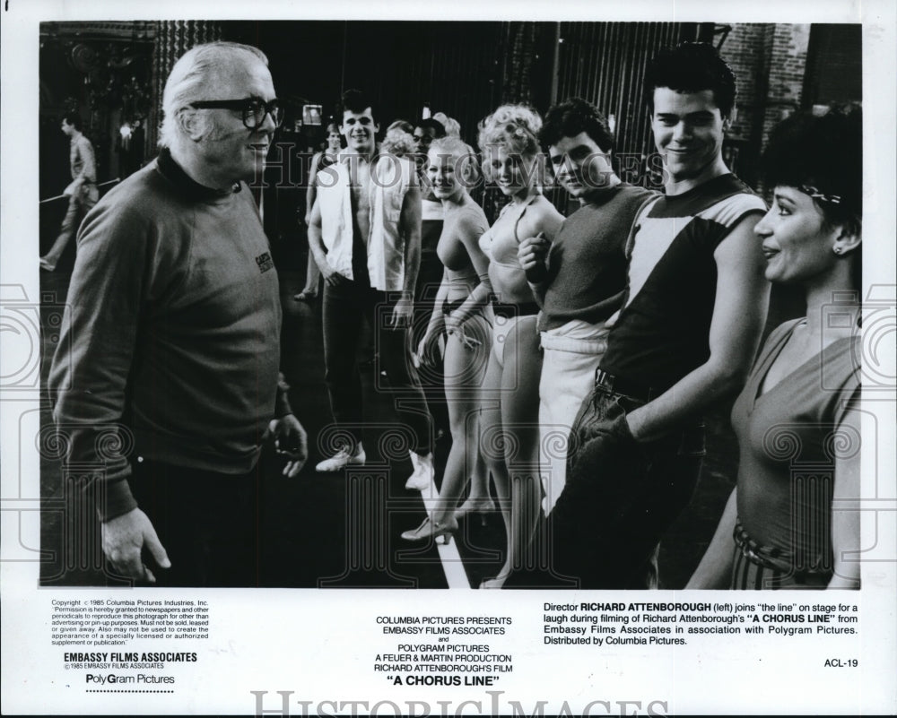1985 Press Photo A Chorus Line Richard Attenborough - Historic Images
