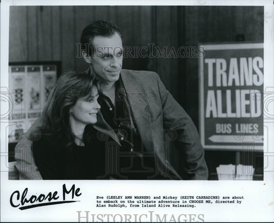 1984 Press Photo Choose Me Lesley Ann Warren Keith Carradine - Historic Images