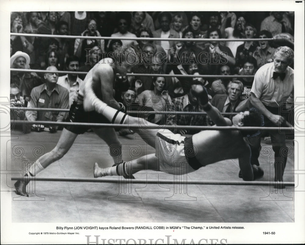 1979 Press Photo Jon Voight &amp; Randall Cobb in The Champ - cvp37544-Historic Images