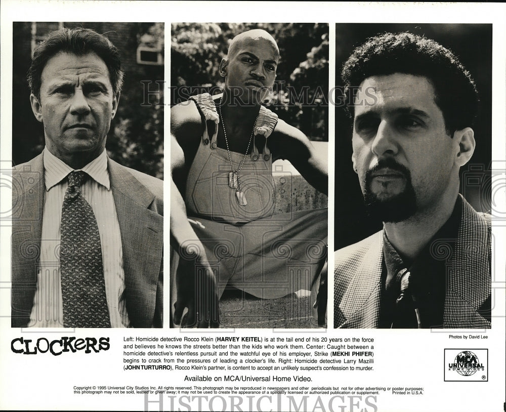 1996, Harvey Keitel Mekhi Phifer JOhn Turturro Clockers - cvp37592 - Historic Images